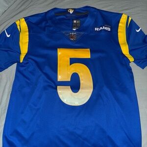 Nike Blue and Yellow Men's Jersey